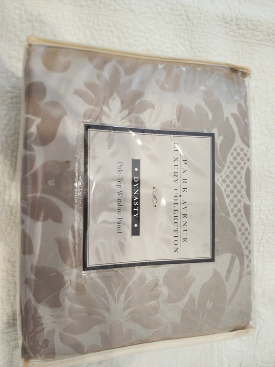 Park Avenue Other - Avenue Taupe Floral Damask Window Panel